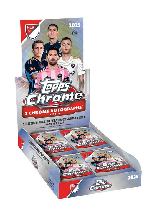 2025 Topps MLS Chrome Soccer Hobby Box