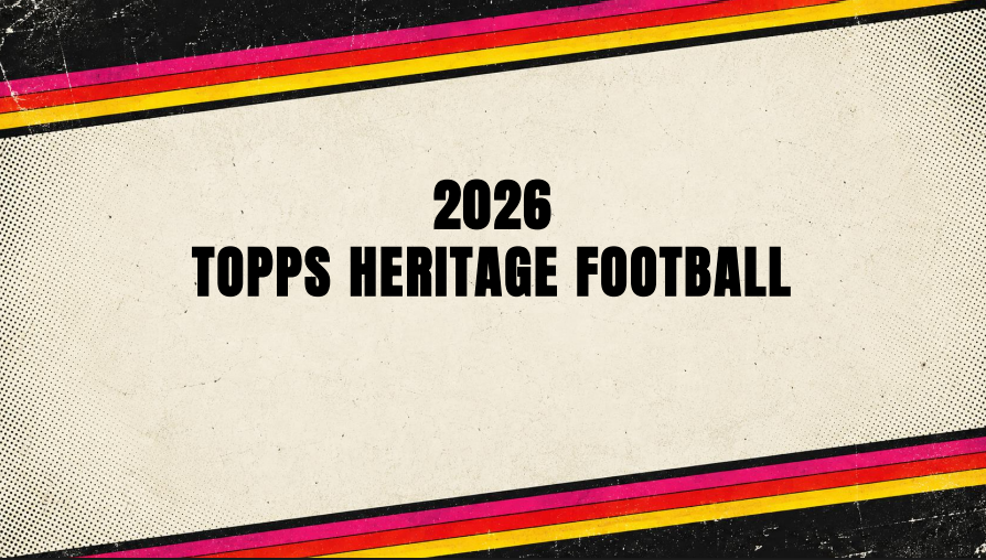 2026 Topps Heritage Football Hobby 12-Box Case