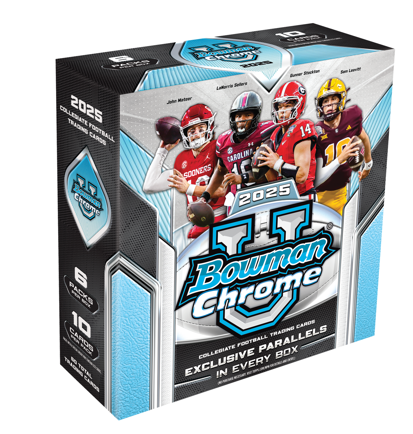 2025 Bowman Chrome University Football Mega Box