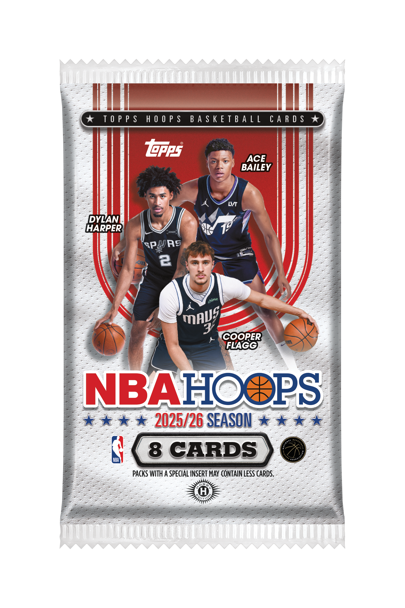 2025-26 Topps NBA Hoops Basketball Hobby Pack