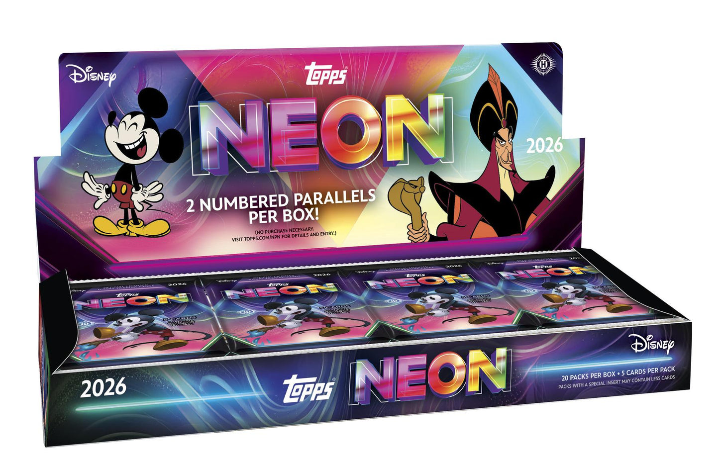 2026 Topps Disney Neon Hobby Box