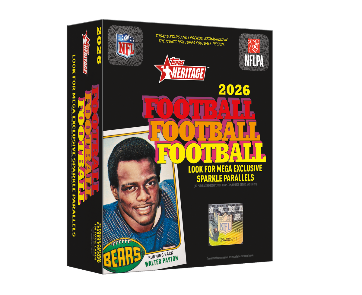2026 Topps Heritage Football Mega 20-Box Case