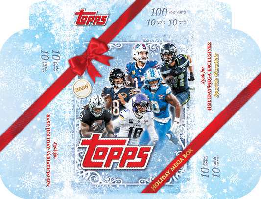2026 Topps Holiday Football Mega 20-Box Case