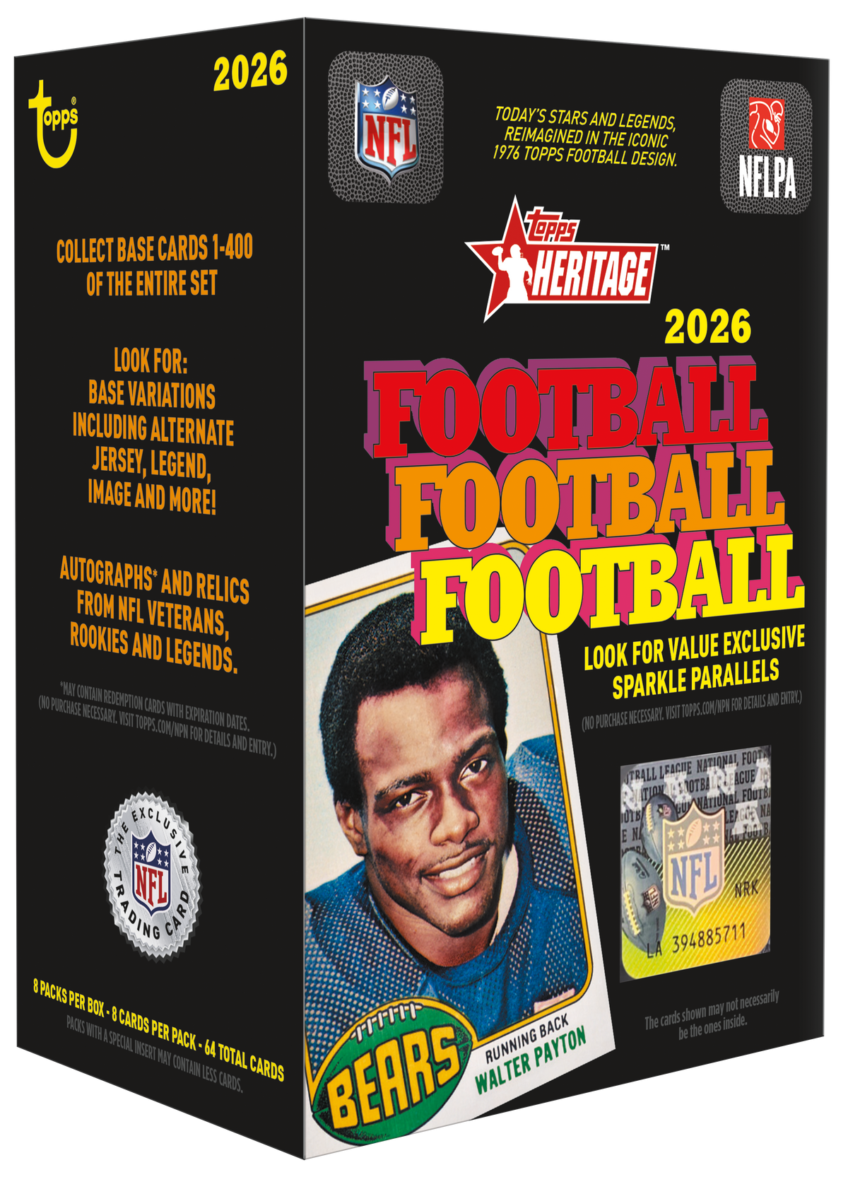 2026 Topps Heritage Football Blaster 40-Box Case