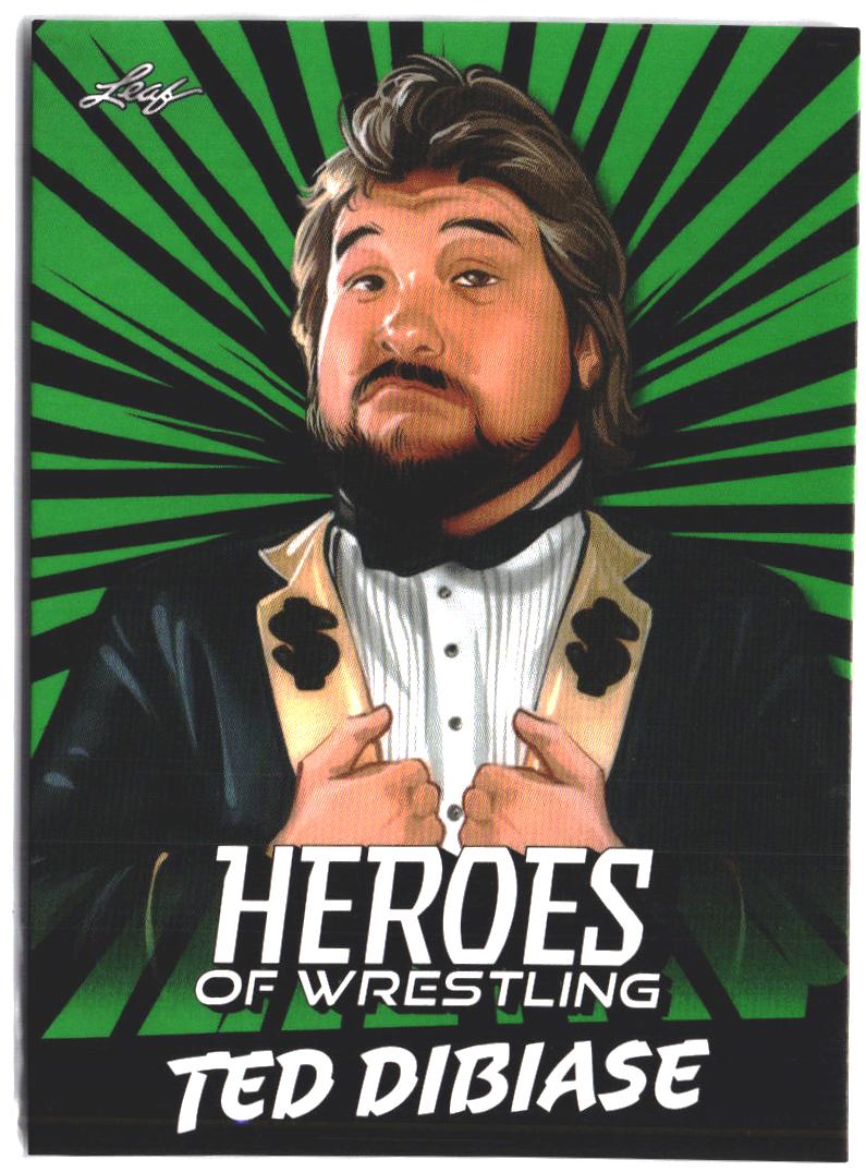 Ted DiBiase #B-10 2023 Leaf Heroes of Wrestling Green