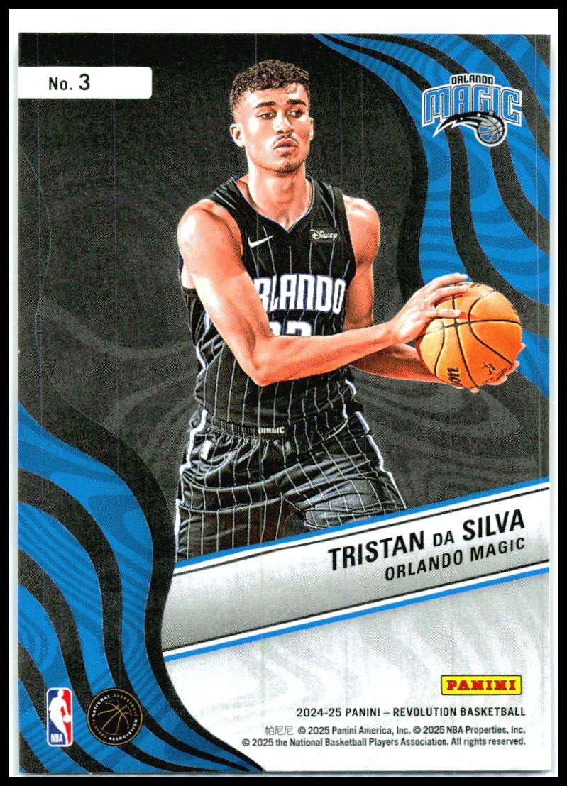 2024-25 Panini Revolution New Wave #3 Tristan da Silva Orlando Magic