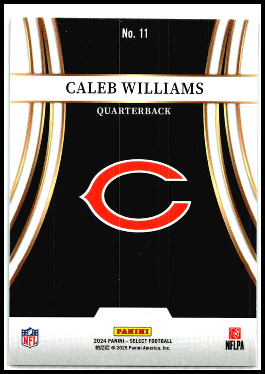 2024 Panini Select Turbocharged #11 Caleb Williams Chicago Bears