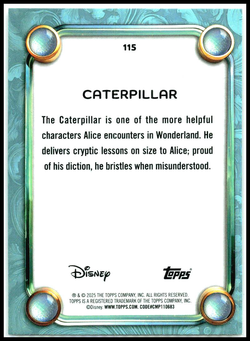 2025 Topps Disney Wonder FoilFractor #115 Caterpillar
