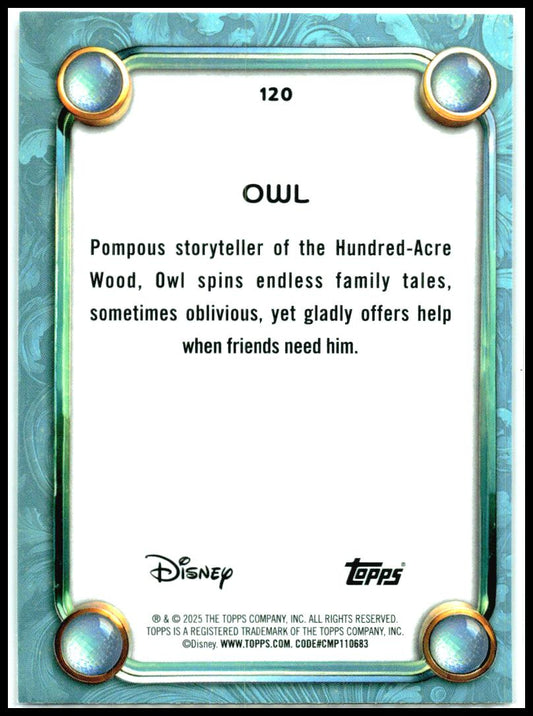 2025 Topps Disney Wonder #120 Owl