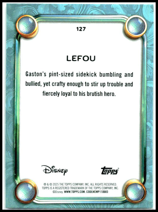 2025 Topps Disney Wonder FoilFractor #127 LeFou