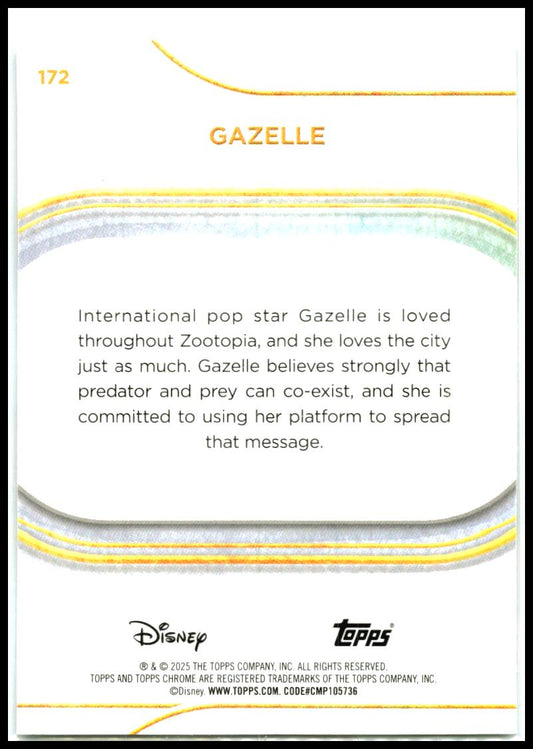 2025 Topps Chrome Disney #172 Gazelle