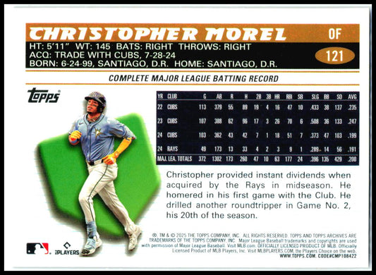 2025 Topps Archives #121 Christopher Morel