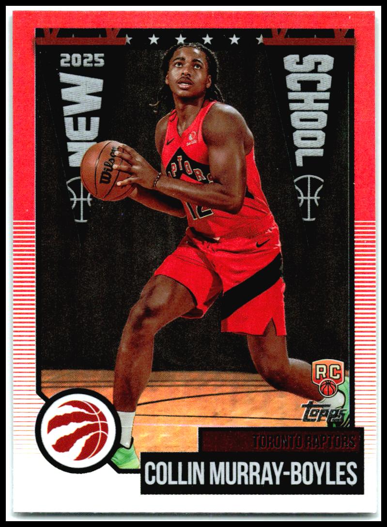 2025-26 Topps New School #NS-9 Collin Murray-Boyles Raptors