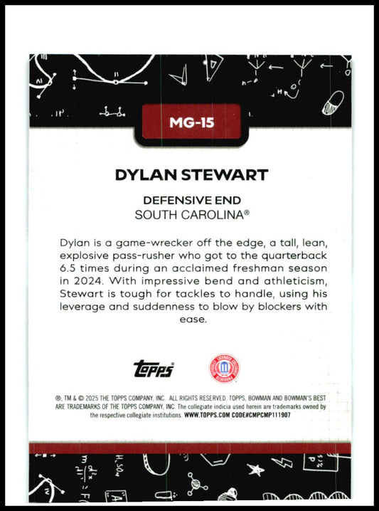 2025 University Best Making The Grade #MG-15 Dylan Stewart Gamecocks
