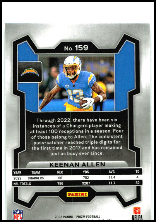 2023 Panini Prizm #159 Keenan Allen Charger