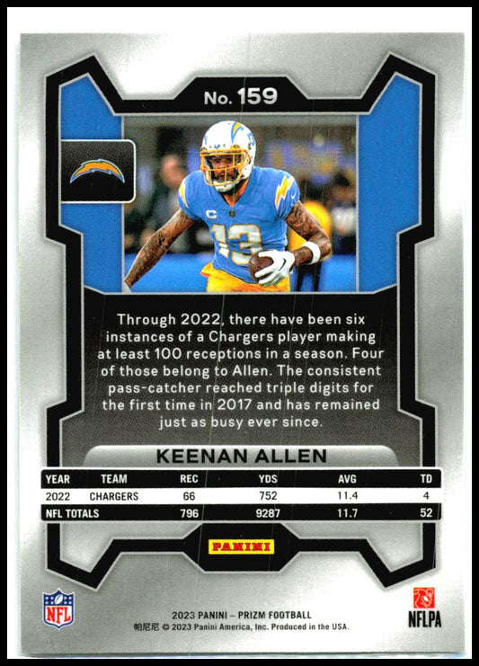 2023 Panini Prizm #159 Keenan Allen Los Angeles Chargers