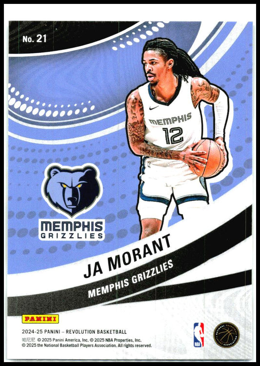2024-25 Panini Revolution Vortex Galactic #14 Ja Morant Memphis Grizzlies