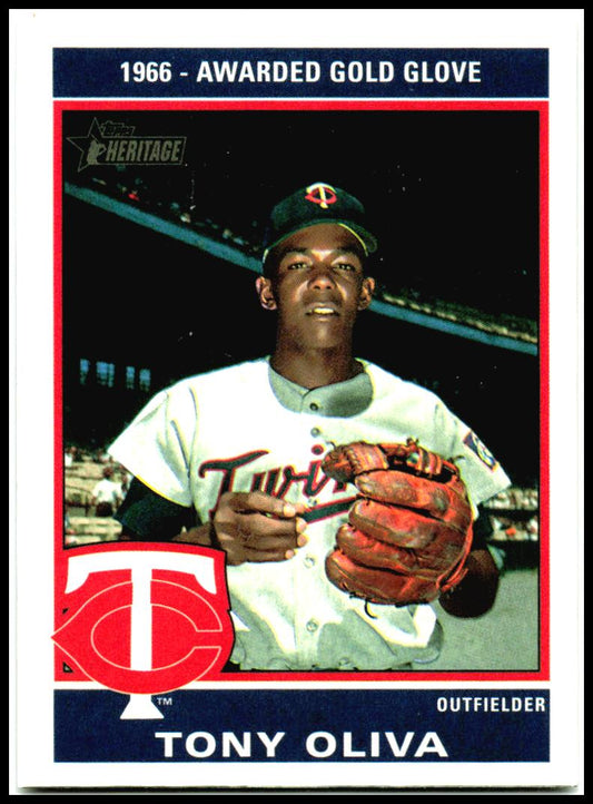 2025 Topps Heritage 1976 Retirees #76R-13 Tony Oliva Minnesota Twins