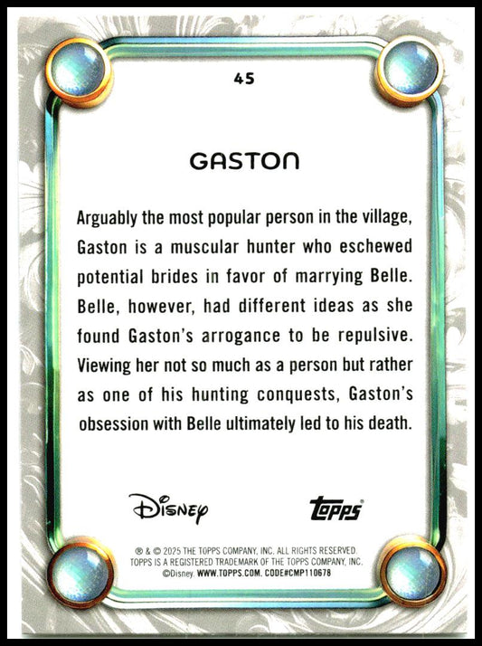 2025 Topps Disney Wonder #45 Gaston
