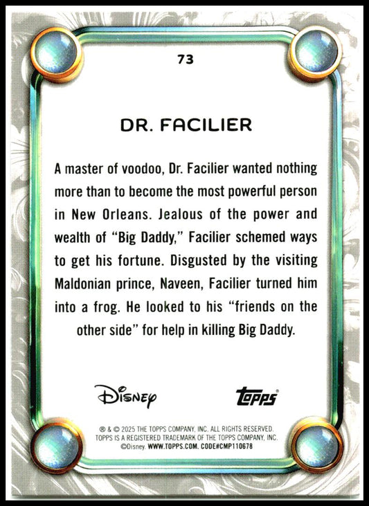 2025 Topps Disney Wonder #73 Dr. Facilier