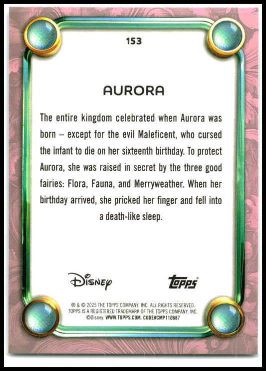2025 Topps Disney Wonder FoilFractor #153 Aurora
