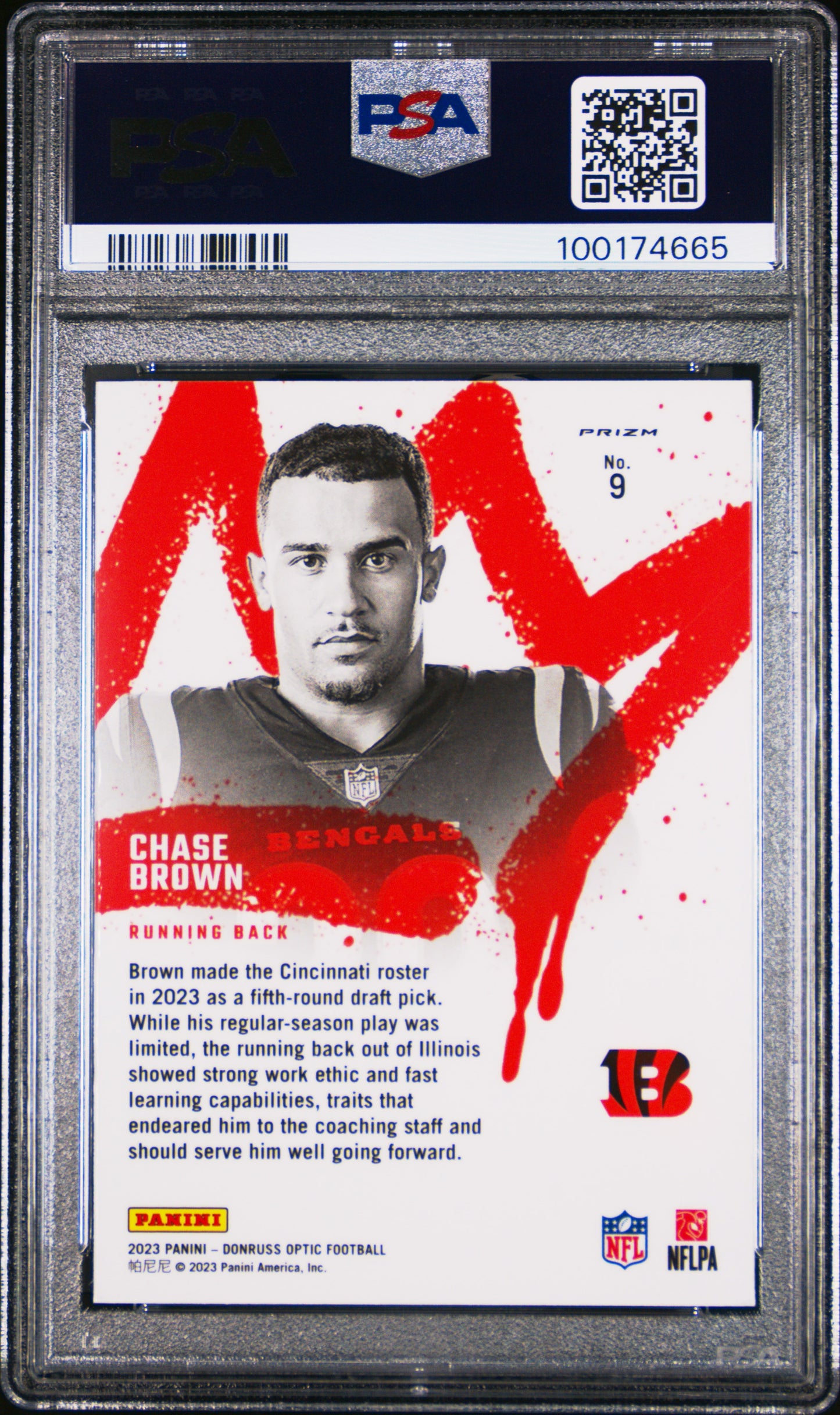 2023 Panini Donruss Optic Rookie Kings #9 Chase Brown