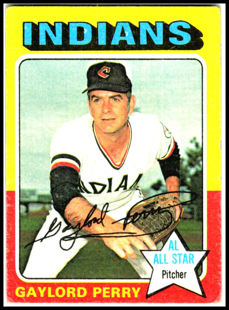 1975 Topps #530 Gaylord Perry Cleveland Indians