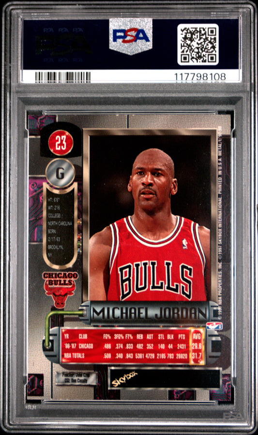 1997 Metal Universe #23 Michael Jordan