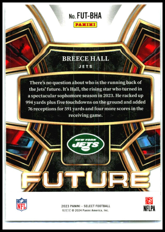 2023 Panini Select Future #FUT-DAC Breece Hall Jets
