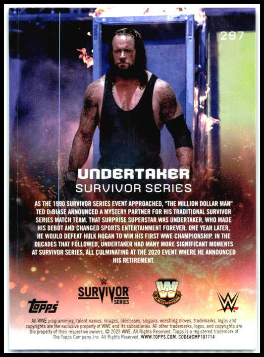 2025 Topps Universe WWE #297 Undertaker