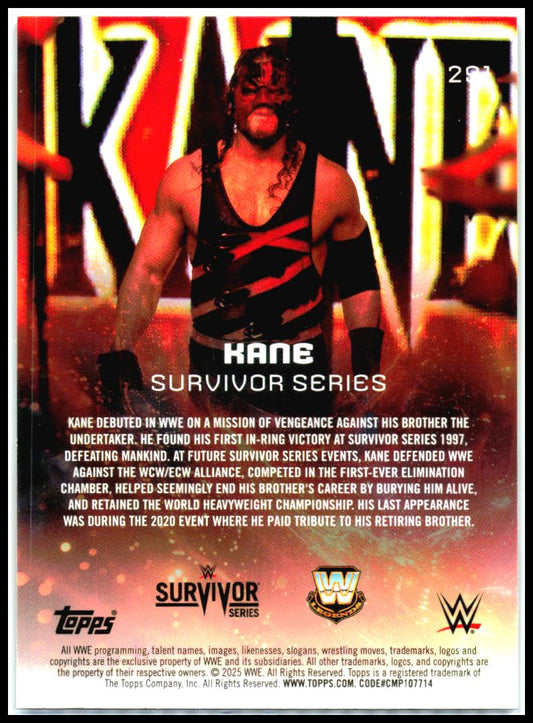 2025 Topps Universe WWE #291 Kane