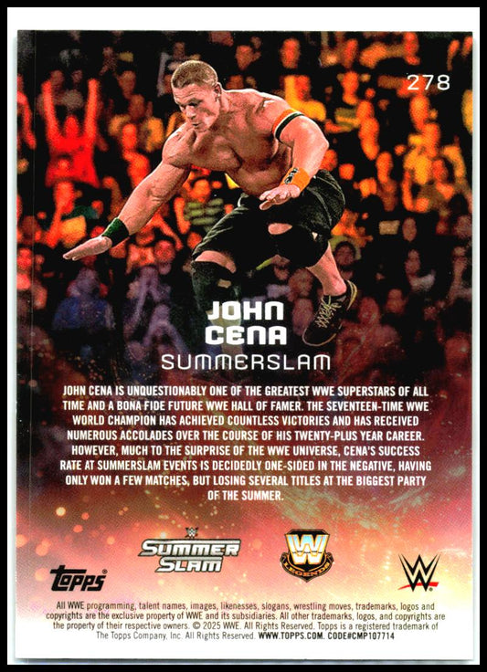 2025 Topps Universe WWE #278 John Cena
