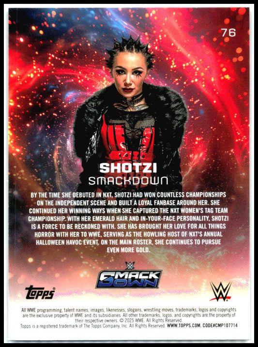 2025 Topps Universe WWE #76 Shotzi