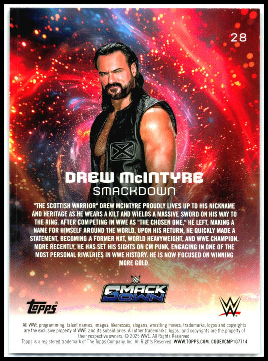 2025 Topps Universe WWE #28 Drew McIntyre