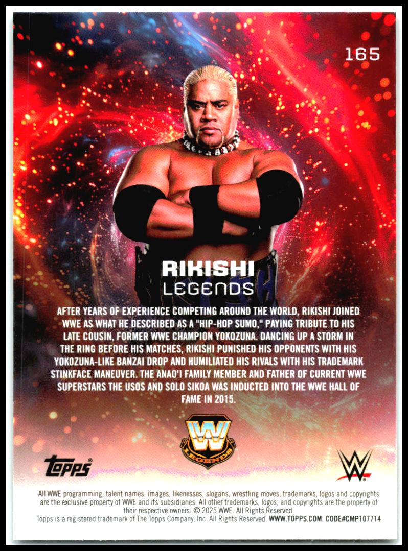 2025 Topps Universe WWE #165 Rikishi