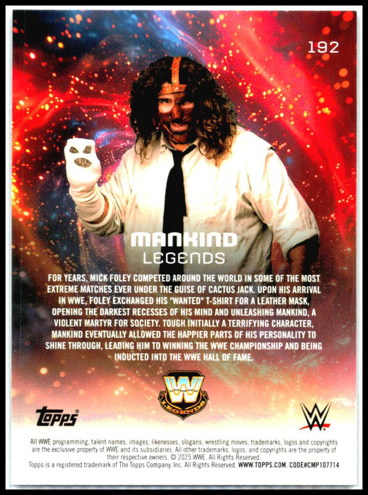 2025 Topps Universe WWE #192 Mankind