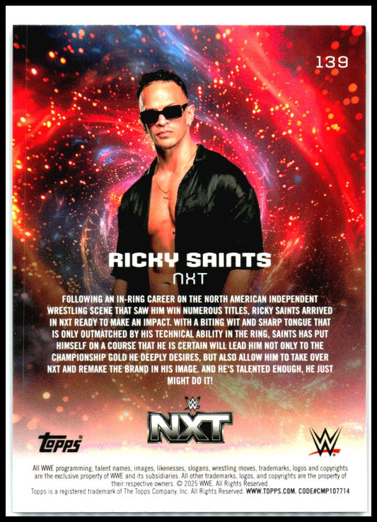 2025 Topps Universe WWE #139 Ricky Saints