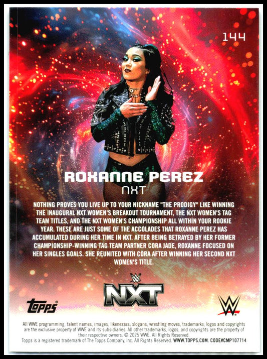 2025 Topps Universe WWE #144 Roxanne Perez