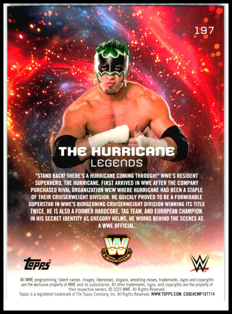 2025 Topps Universe WWE #197 The Hurricane