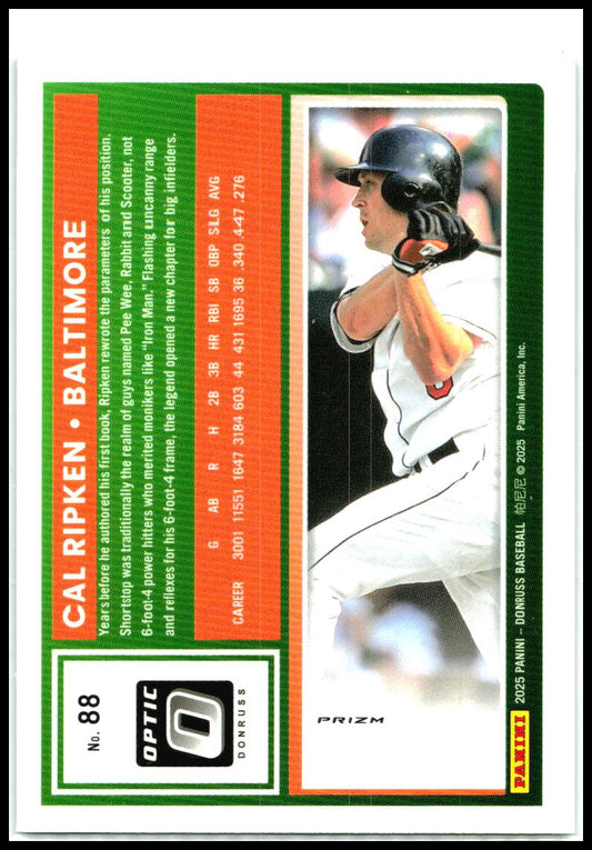 2025 Donruss Optic Circles #88 Cal Ripken Baltimore Orioles