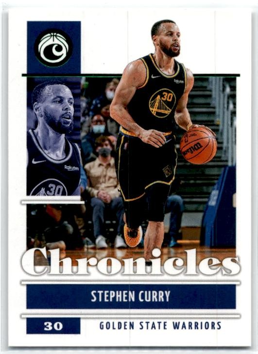 2021-22 Panini Chronicles Green #3 Stephen Curry Golden State Warriors