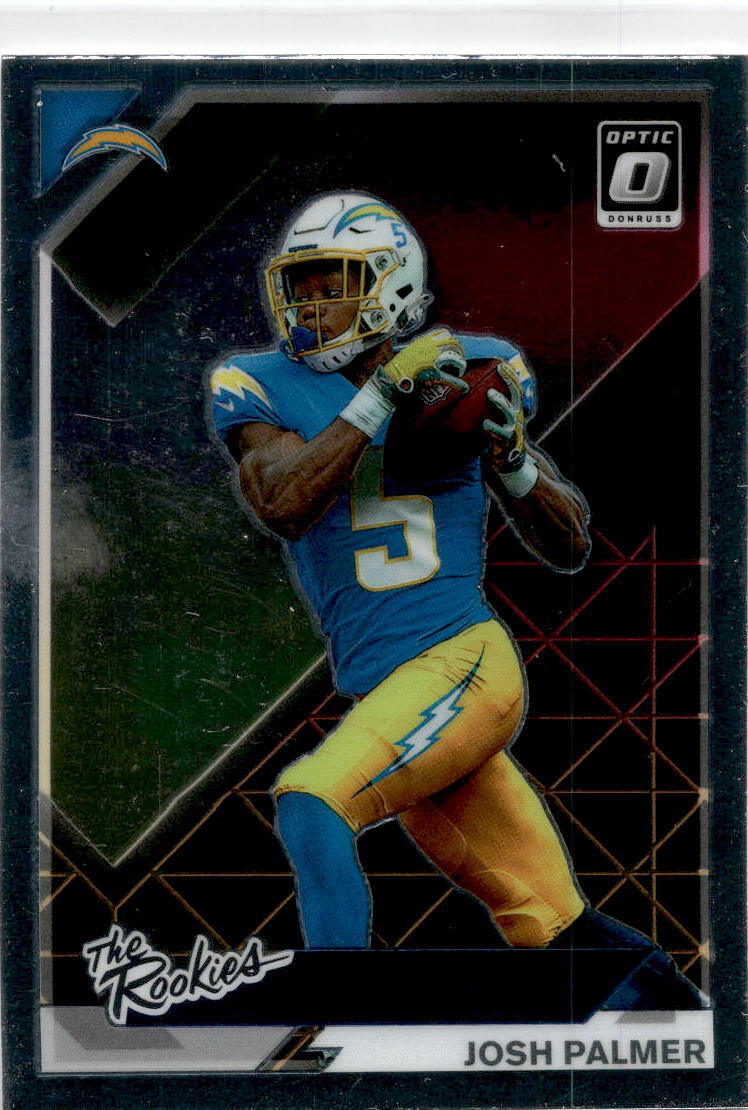 2021 Donruss Optic The Rookies #TR-18 Josh Palmer Los Angeles Chargers.