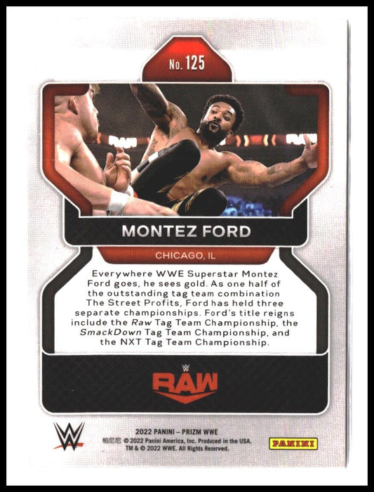 Montez Ford #125 2022 Panini Prizm WWE