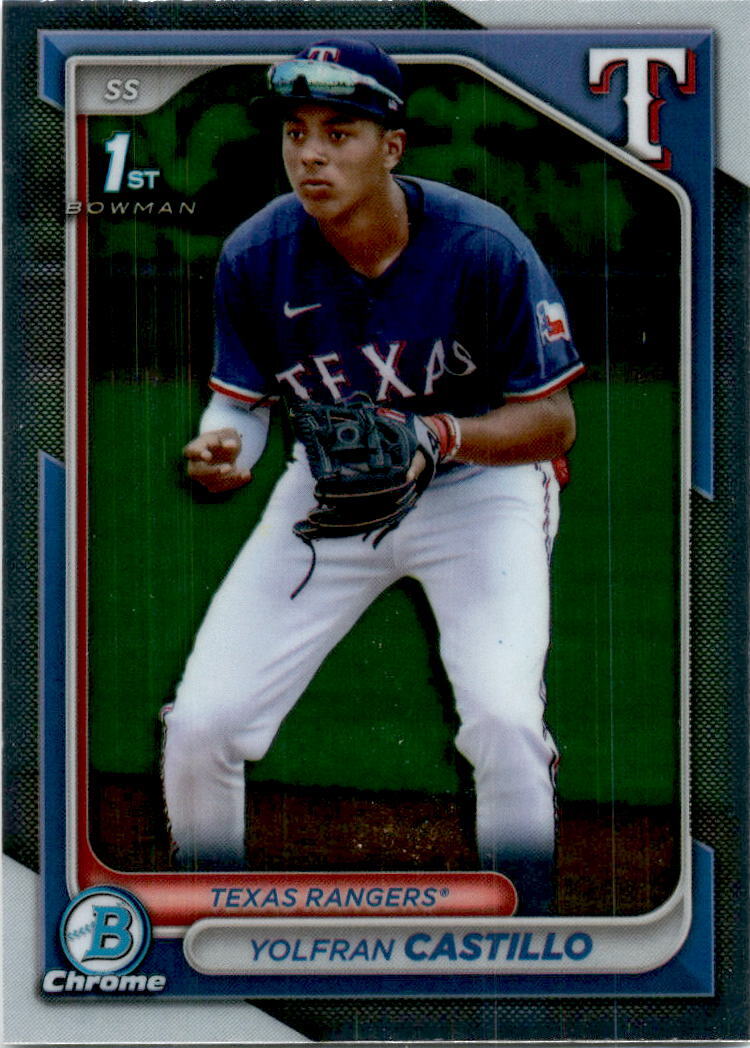 2024 Bowman Chrome #BCP-159 Yolfran Castello Texas Rangers
