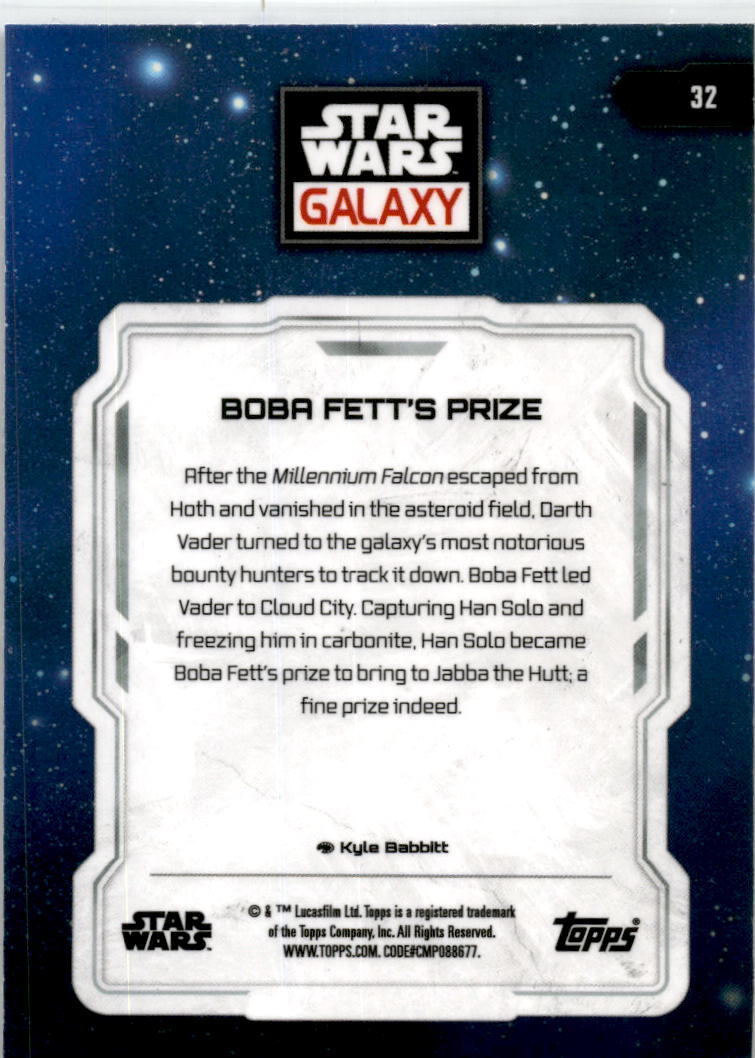 2024 Topps Star Wars Glaxay 2 Boba Fett's Prize /199