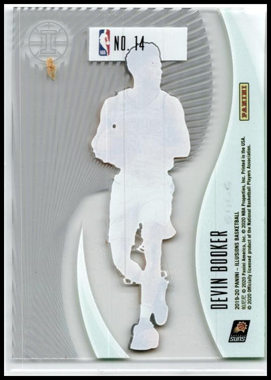 2019-20 Panini Illusions Astounding Emerald #14 Devin Booker Phoenix Suns