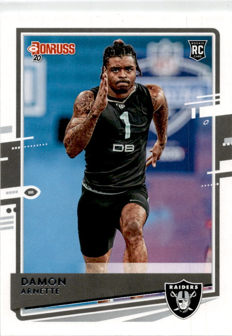 2020 Donruss #256 Damon Arnette Rookie Las Vegas Raiders