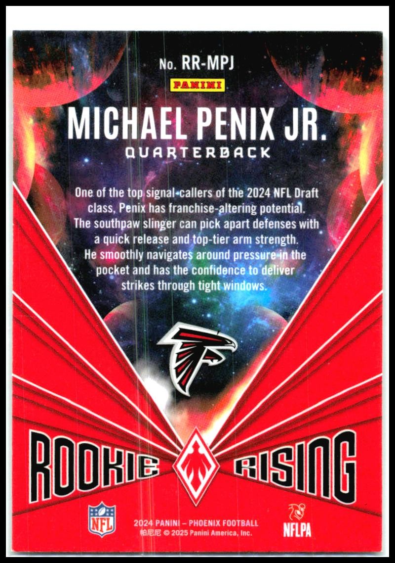 2024 Panini Phoenix Rookie Rising #RR-MPJ Michael Penix Jr. Atlanta Falcons