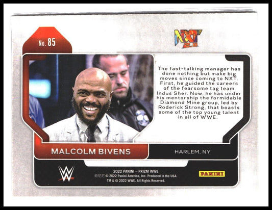 Malcolm Bivens #85 2022 Panini Prizm WWE