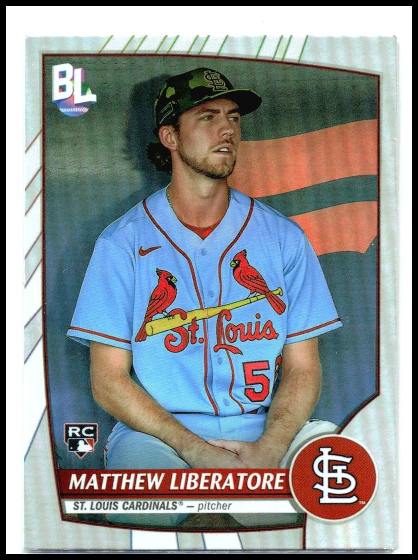 2023 Topps Big League Rainbow Foil #209 Matthew Liberatore Rookie St. Louis